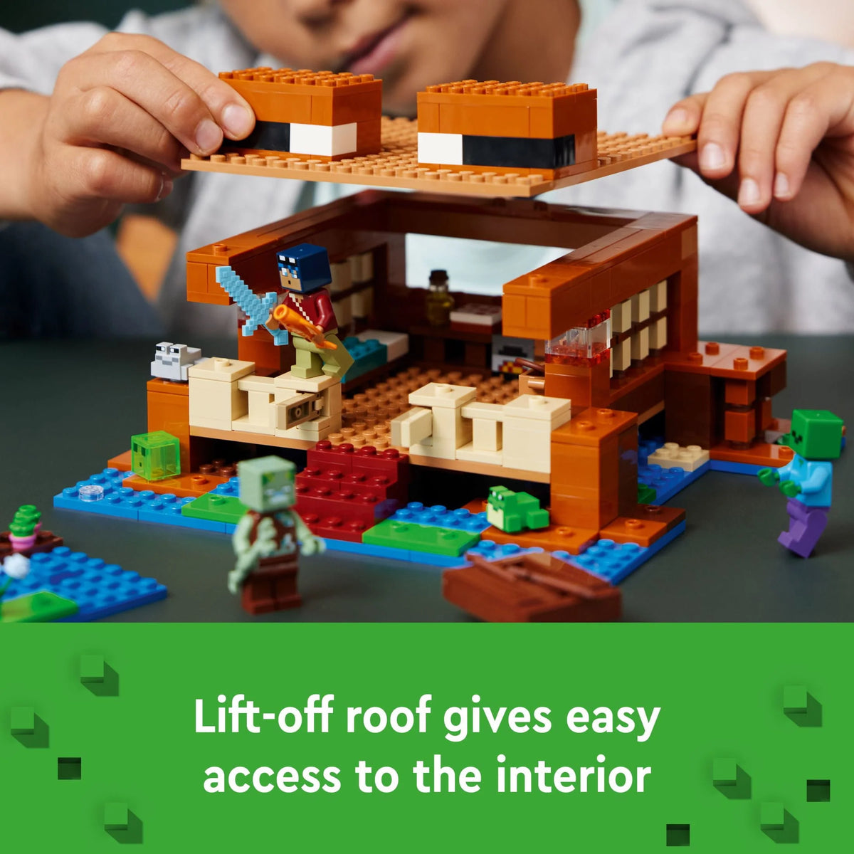 Minecraft The Frog House Building Toy 21256 U57102