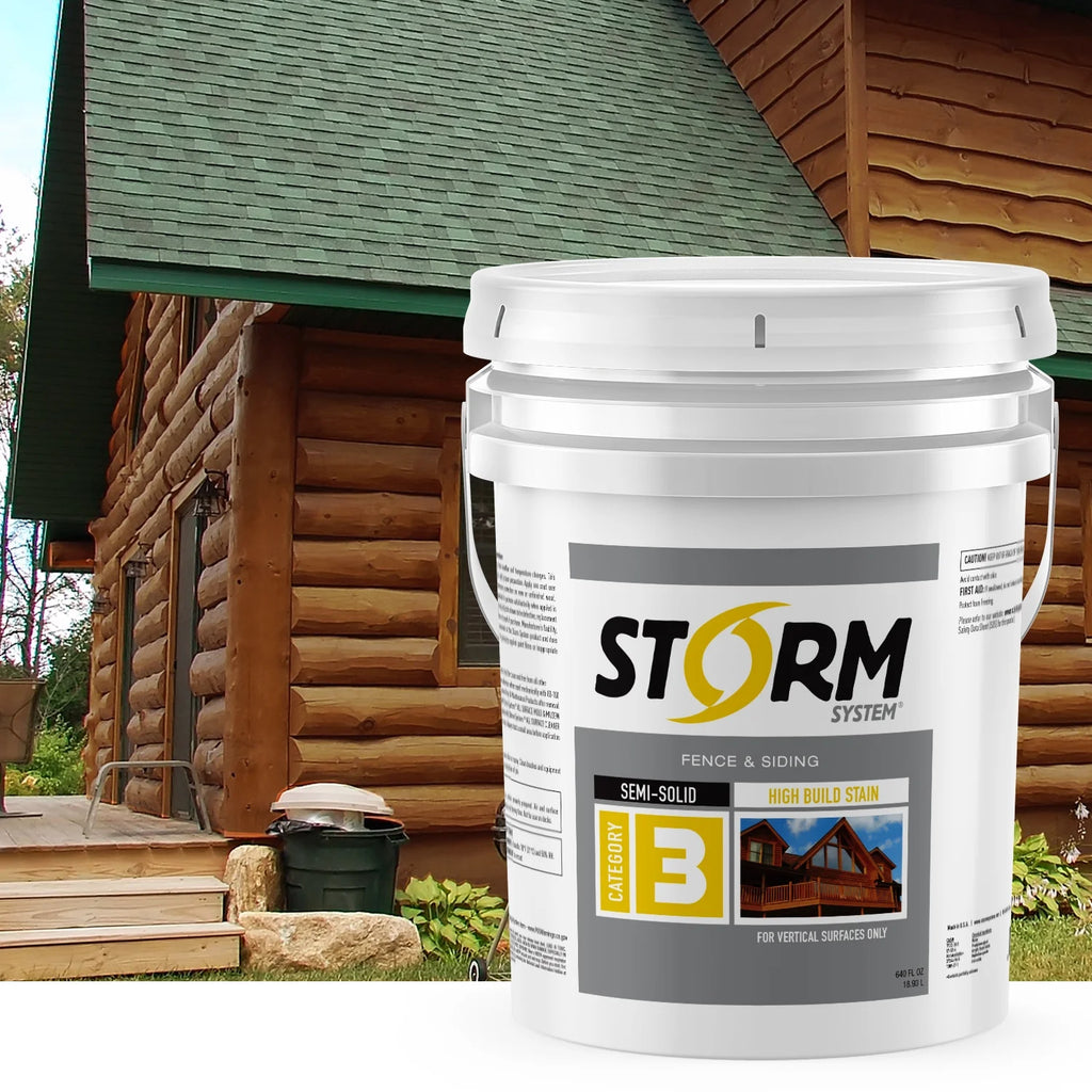 Semi-Transparent Log & Siding Stain + Sealer Teak 1 Gallon X8634