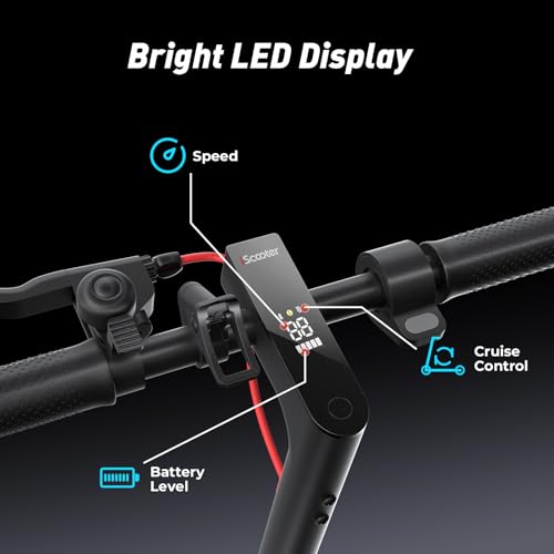 Electric Scooter with Cruise Control and Dual Braking System Z523570