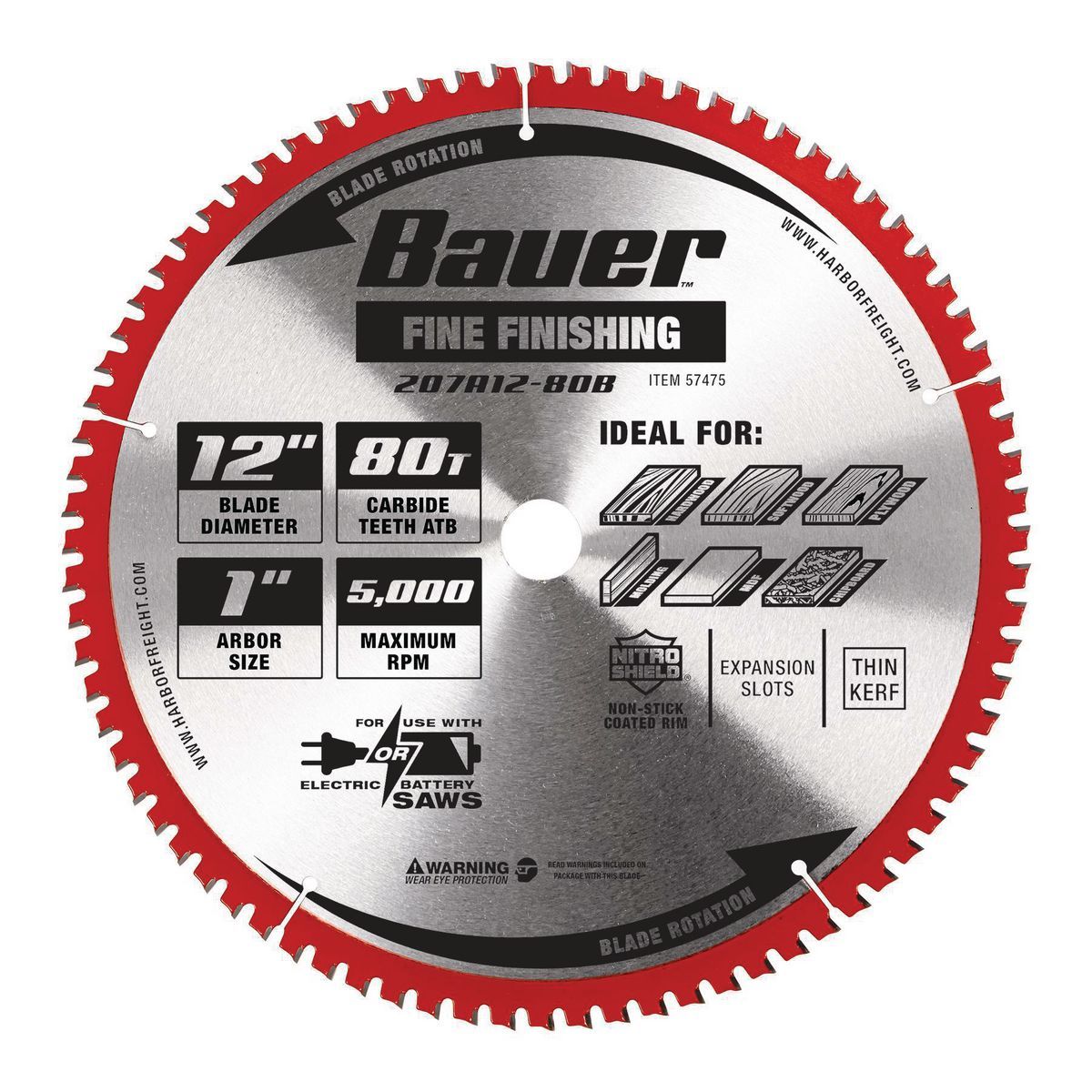 12 in. 80T Circular Saw Blade L606513
