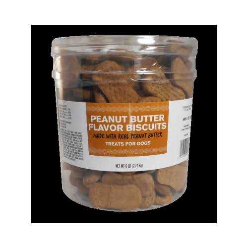 Peanut Butter Flavor Dog Biscuits 6 lb O1617