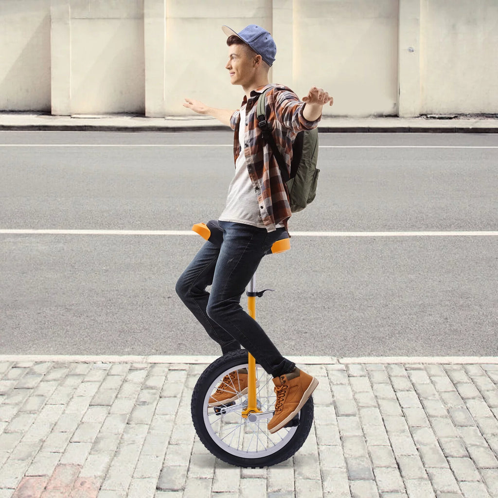 Blue Adjustable Balance Training Unicycle D567