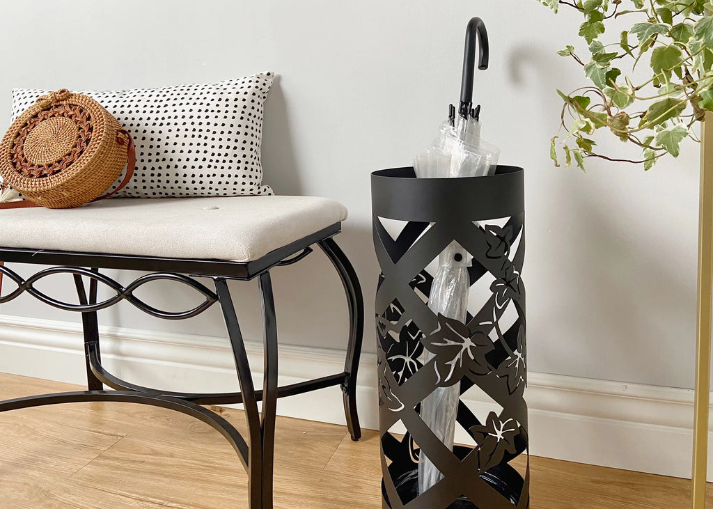 Black Metal Umbrella Stand D58933