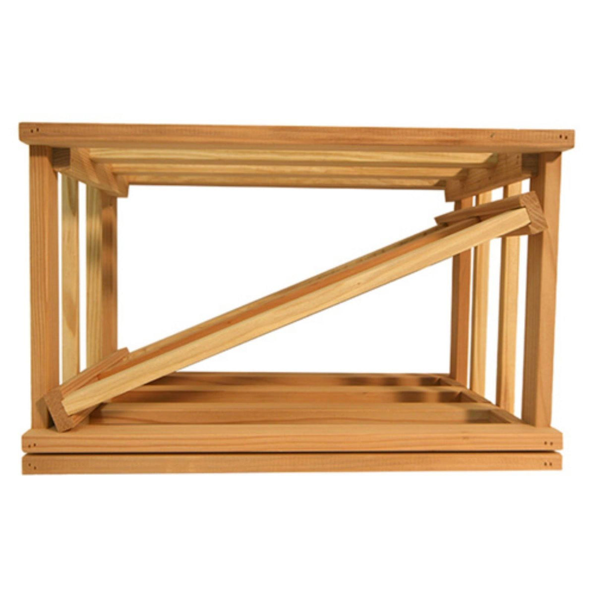 Natural Premium Redwood Diamond Slat T943