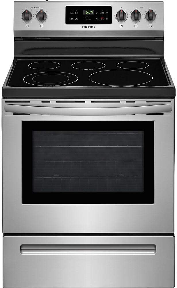 30 Freestanding Electric Range with 5.3 cu. ft. Capacity and Self Clean in Stainless Steel M34935