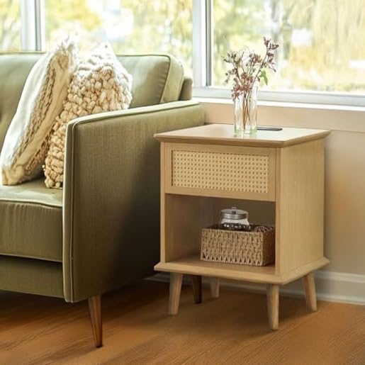 Lift-Top Rattan Coffee Table J135