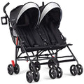 Double Light-Weight Foldable Umbrella Stroller with 5-Point Harness, Cup Holder, Sun Canopy, Pink U478035