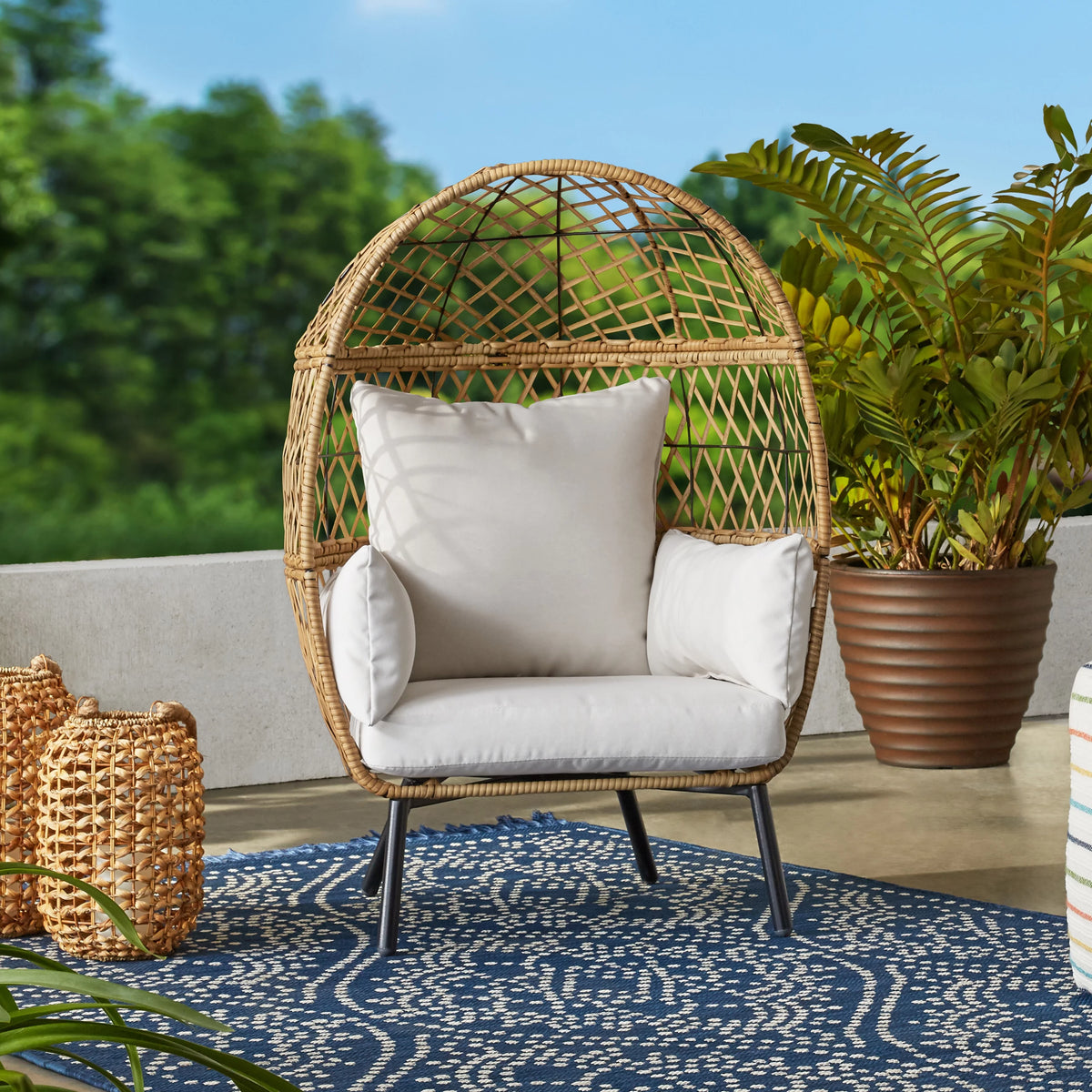 Outdoor Wicker Egg Chair G206