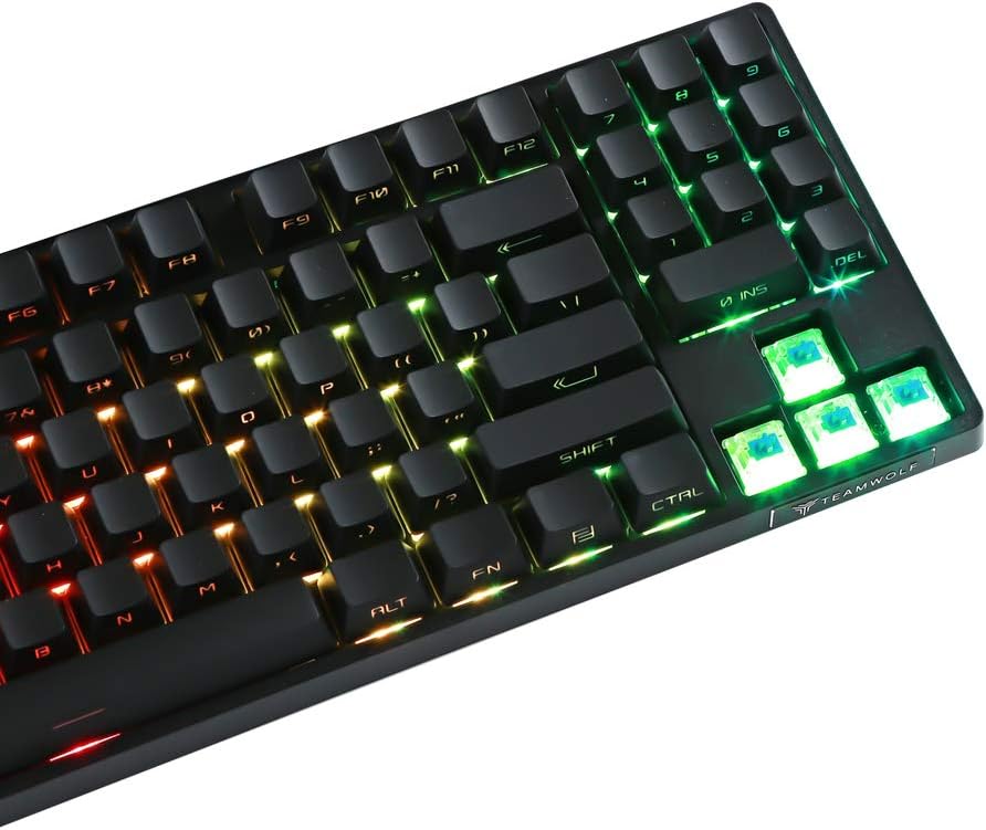 89 Keys Mechanical Gaming Keyboard with Cherry MX Blue Switch M280