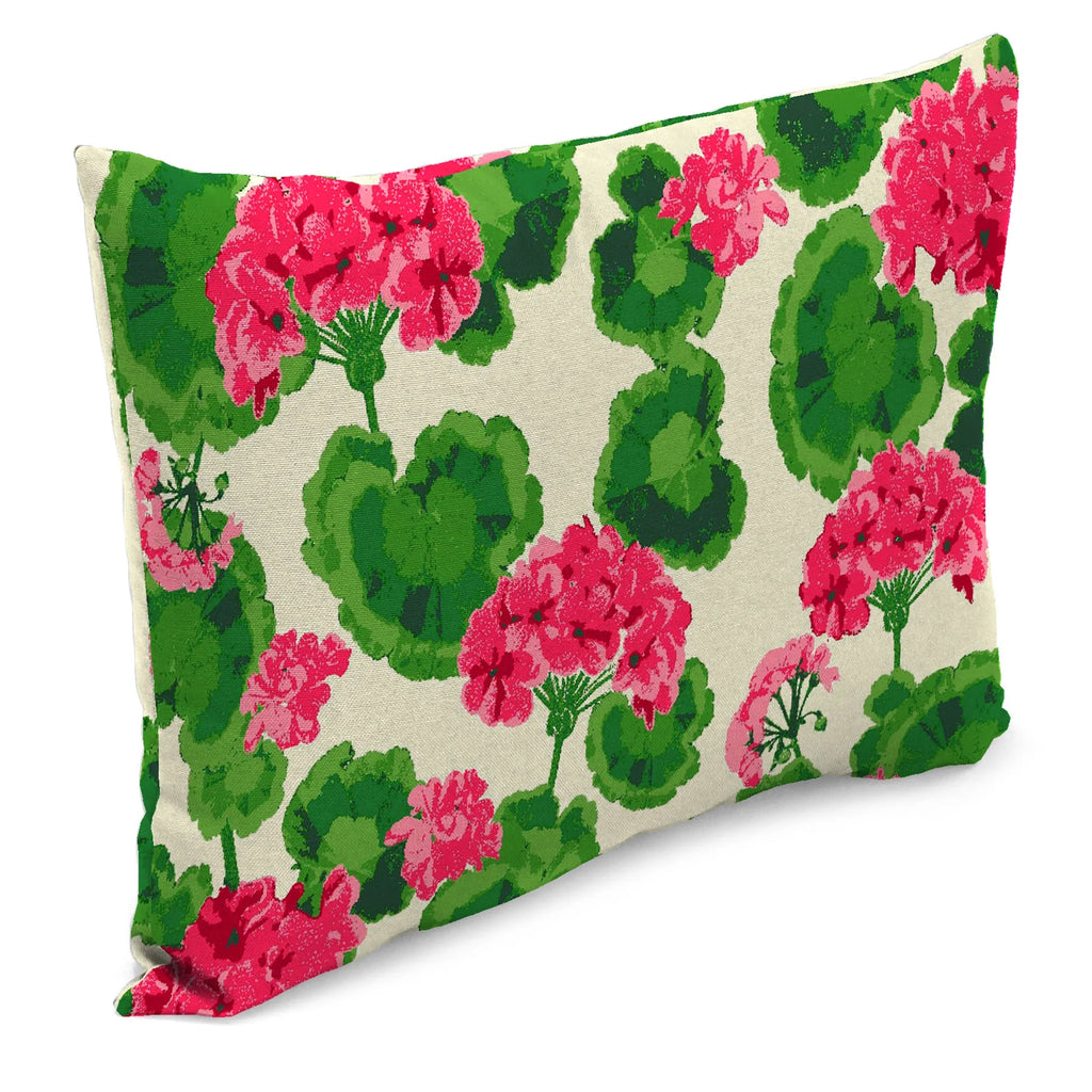 Multicolor Floral Rectangular Outdoor Lumbar Throw Pillow 2 Pack F570285