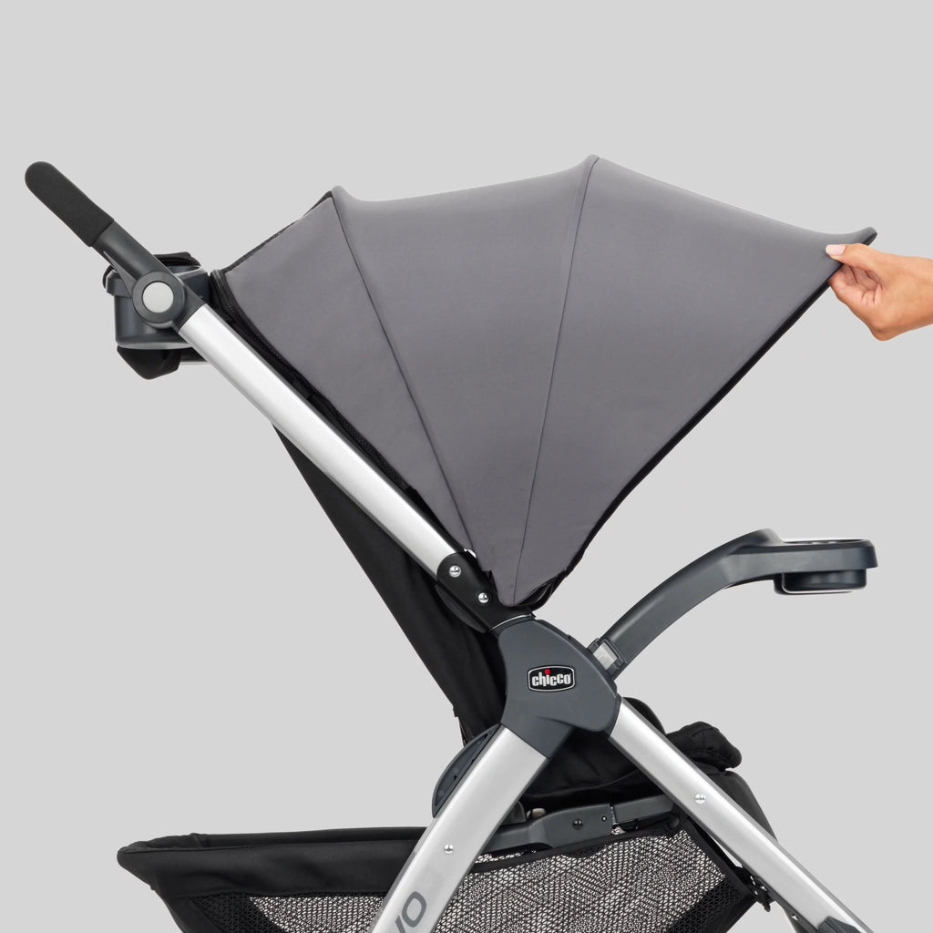 Grey Stroller with Infant Car Seat F454886