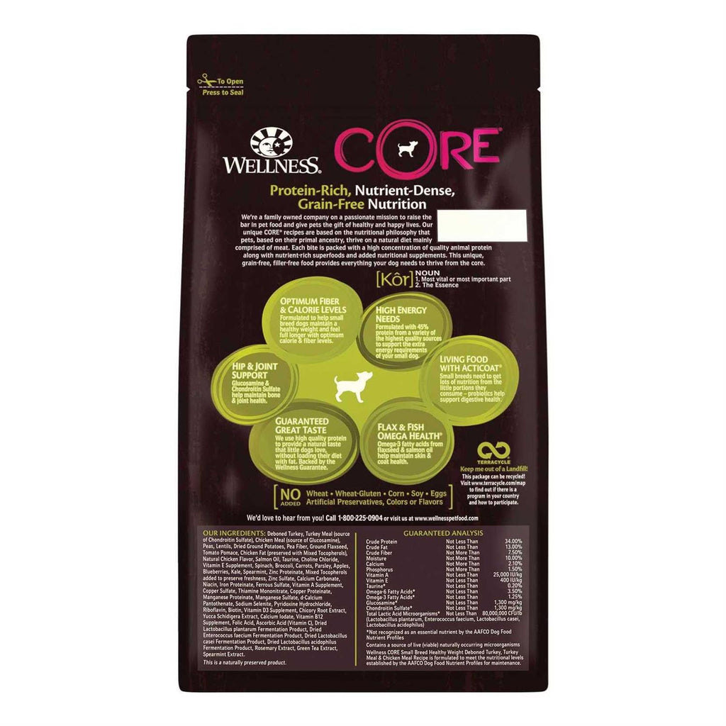 Grain Free Dry Dog Food Small Breed Healthy Weight K58574