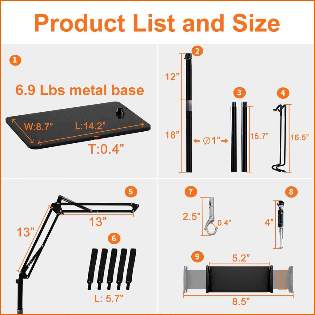 Reptile Dual Lamp Stand with Two Hooks C886126
