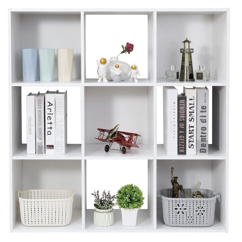 9 Cube Wooden Organizer Bookcase Cabinet Storage (Black) B898