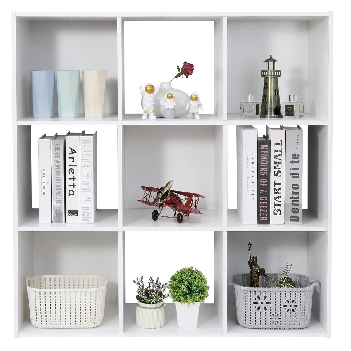9 Cube Wooden Organizer Bookcase Cabinet Storage (Black) B898