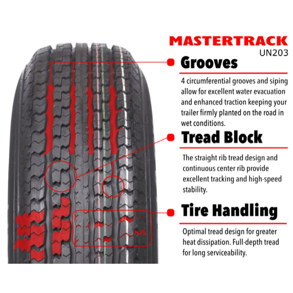 ST205/75R14 8 Ply Radial Trailer Tire Z69657