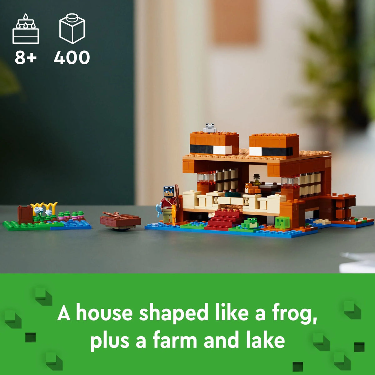 Minecraft The Frog House Building Toy 21256 U57102