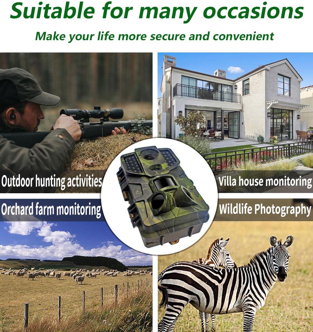 20MP Trail Camera with Night Vision J2687