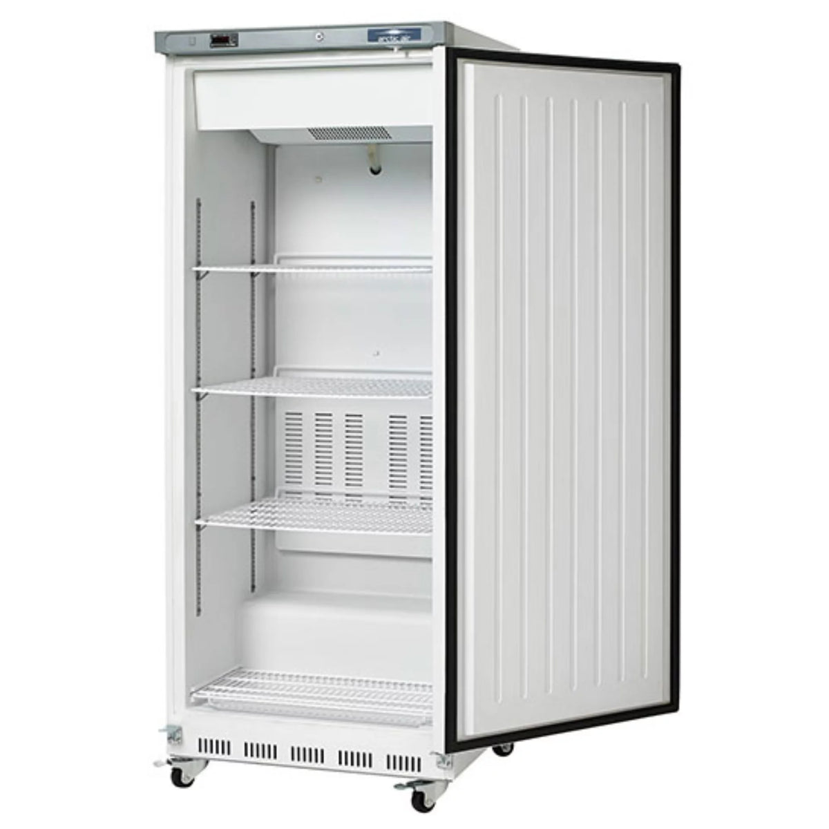 White Single Door Reach in Commercial Refrigerator 25 cu. ft. W54364