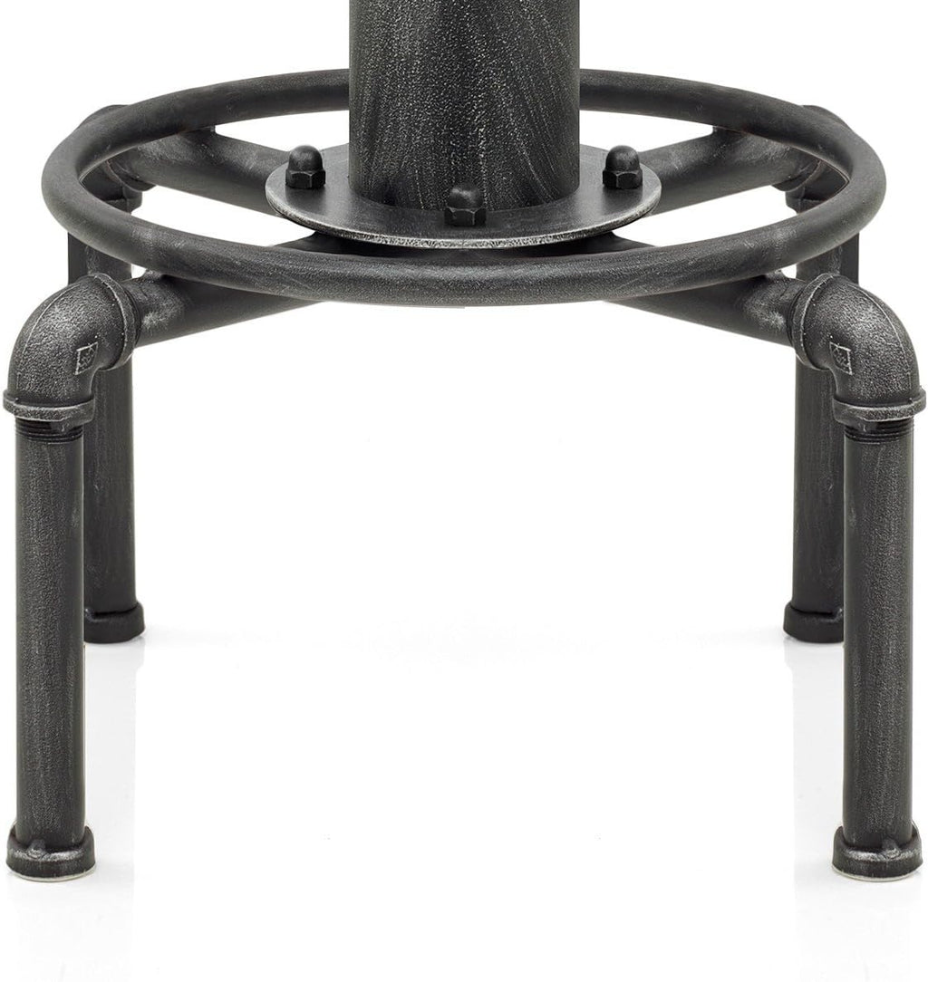 Adjustable Height Solid Wood Barstool Set of 2 S26165