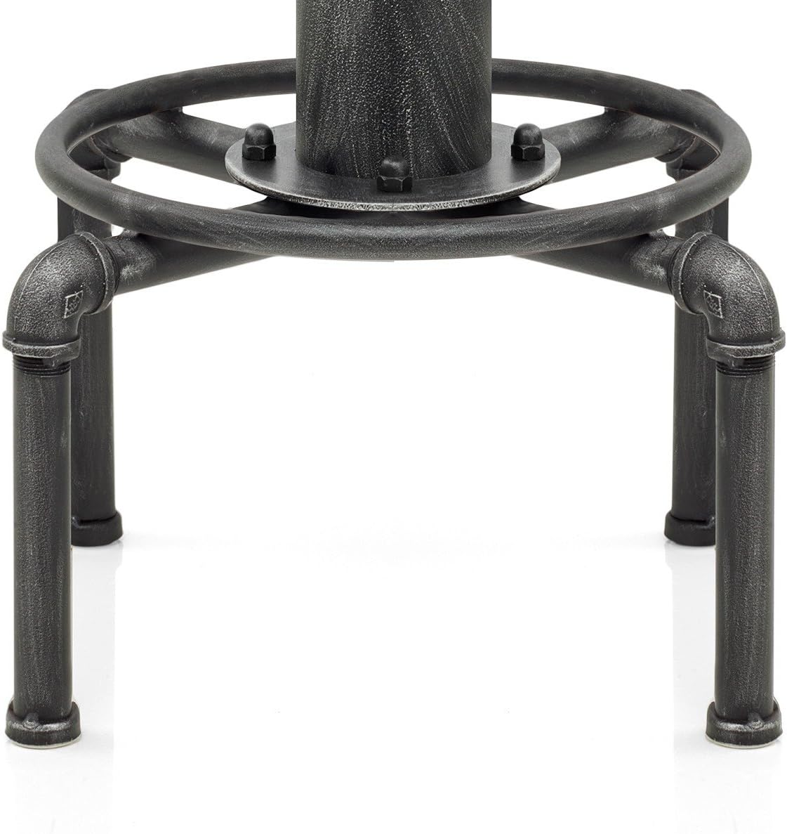 Adjustable Height Solid Wood Barstool Set of 2 S26165
