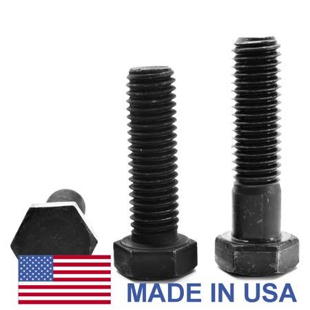1/4 inch-28 x 3 inch Grade 5 Hex Cap Screw Black Oxide L577