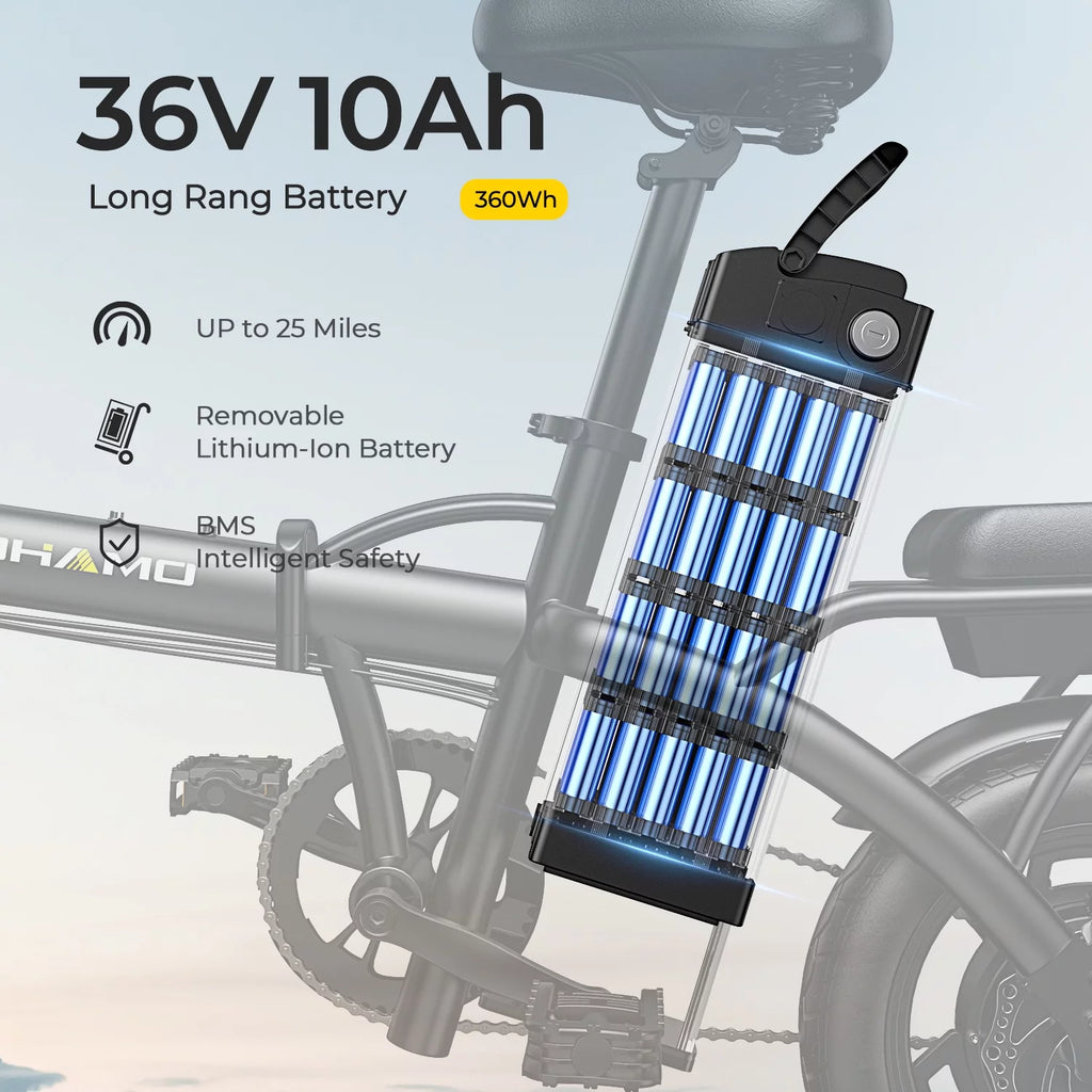 36V 10Ah Foldable Electric Bike 400W Motor R49367