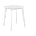 White Round Wood Dining Table I263