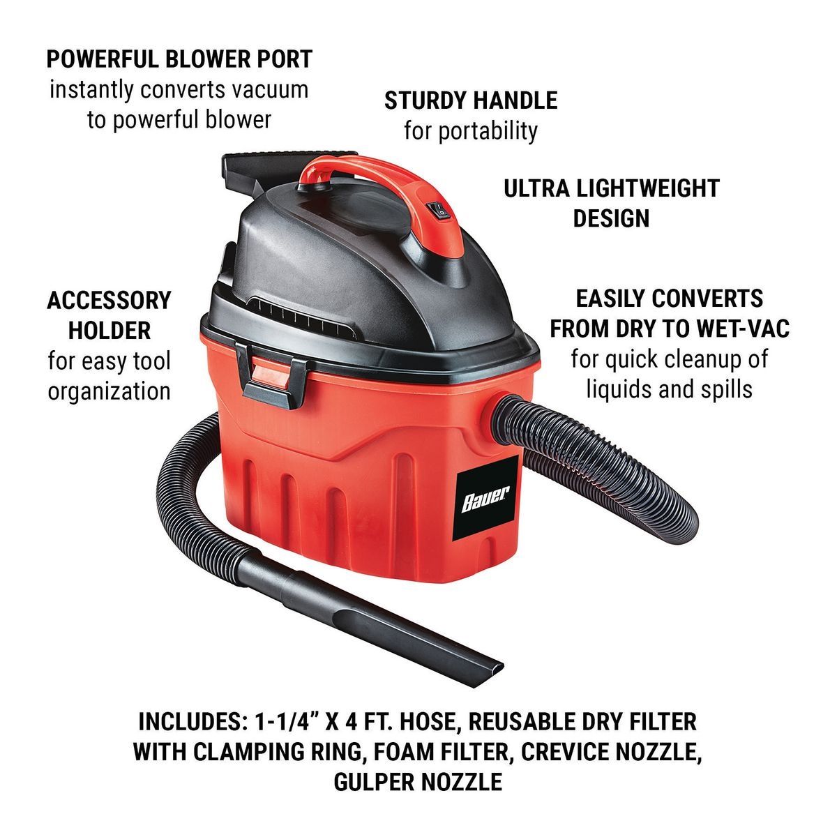 3 Gallon Wet/Dry Vacuum P482