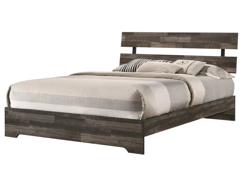 3pc Queen Size Platform Bedroom Set H745