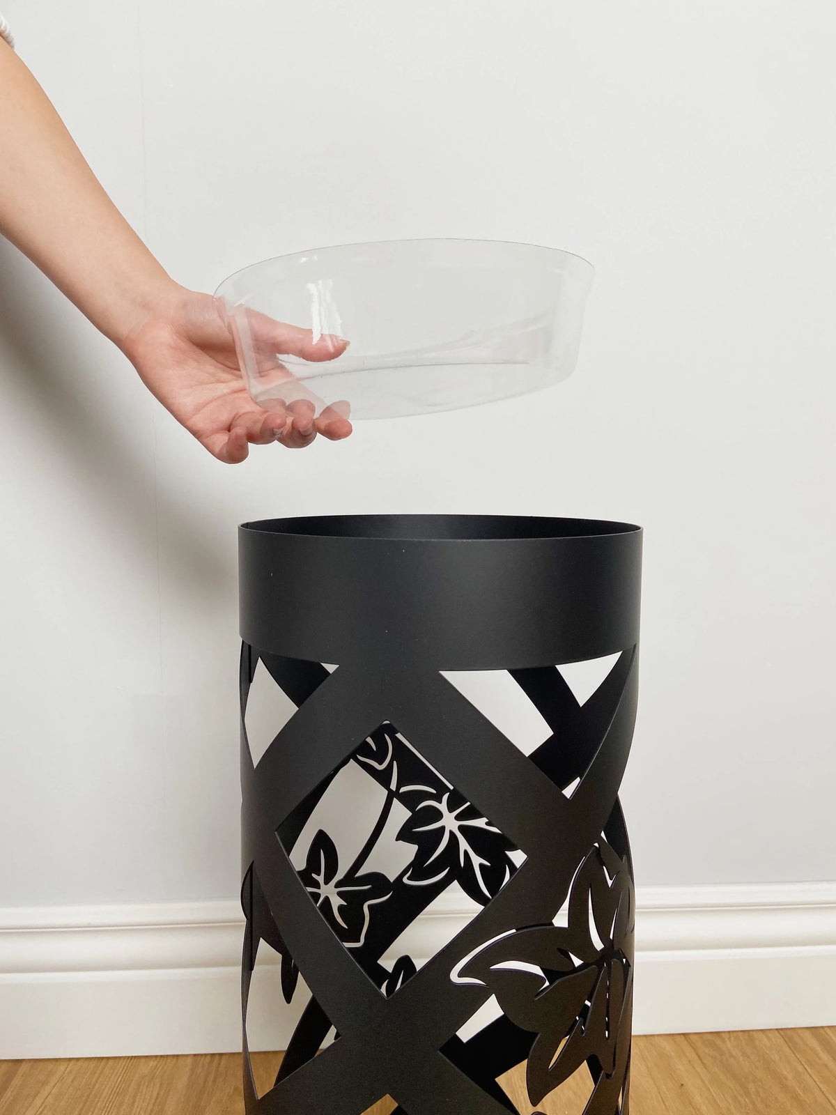 Black Metal Umbrella Stand D58933