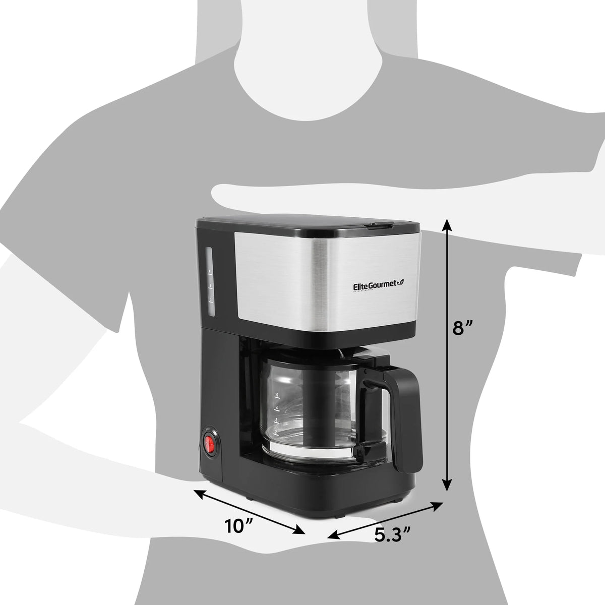 5 Cup Stainless Steel Drip Coffee Maker N1430