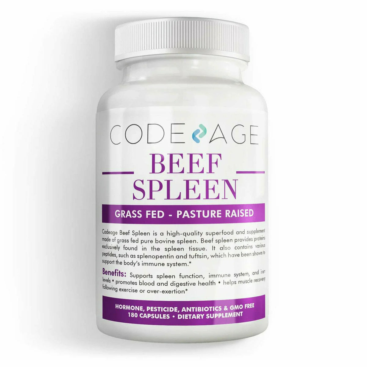 Beef Spleen 180 caps J112946