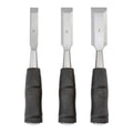 Wood Chisel Set with PVC Handles, 3-Piece C2433