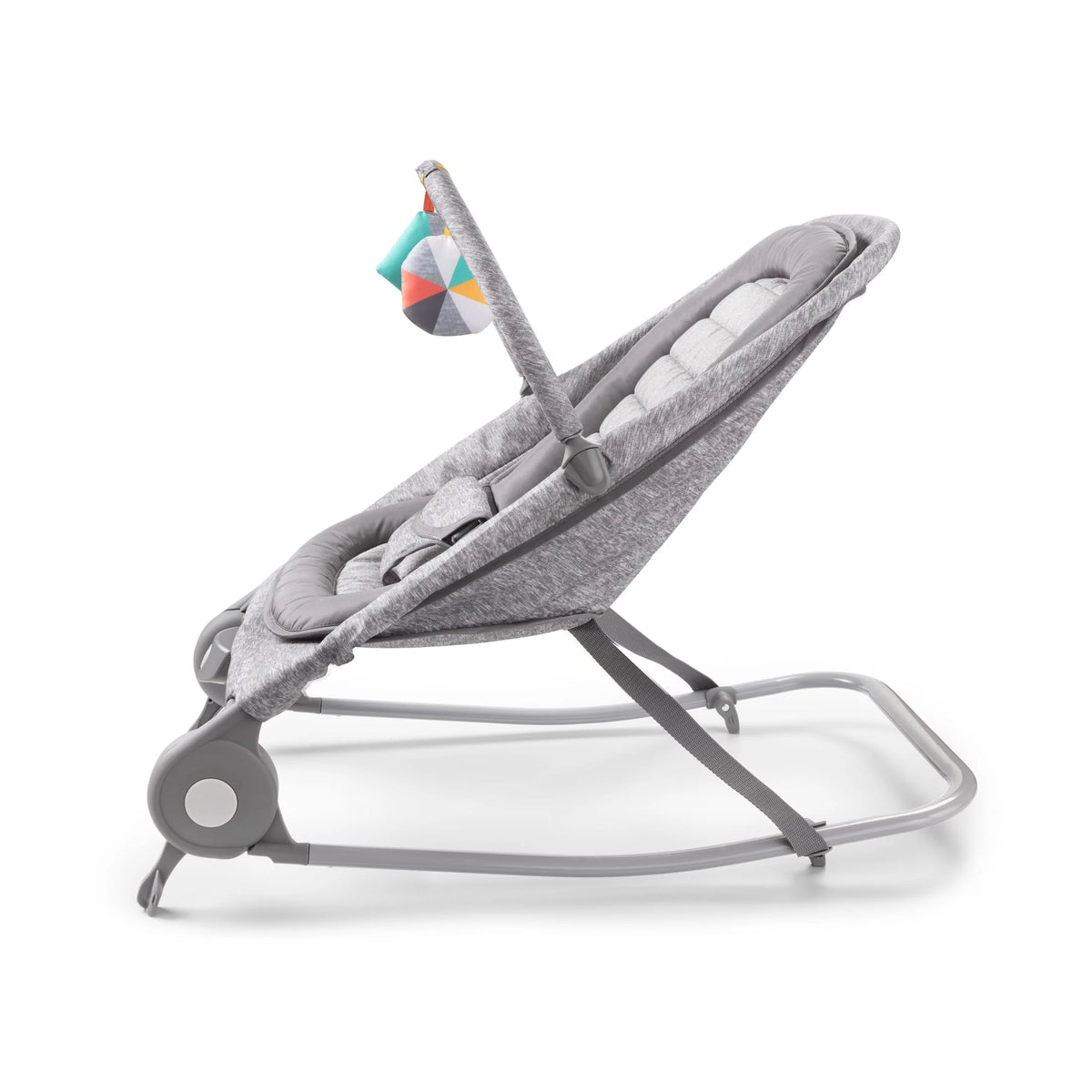 2-in-1 Baby Bouncer & Rocker, Light Gray Tweed T775430