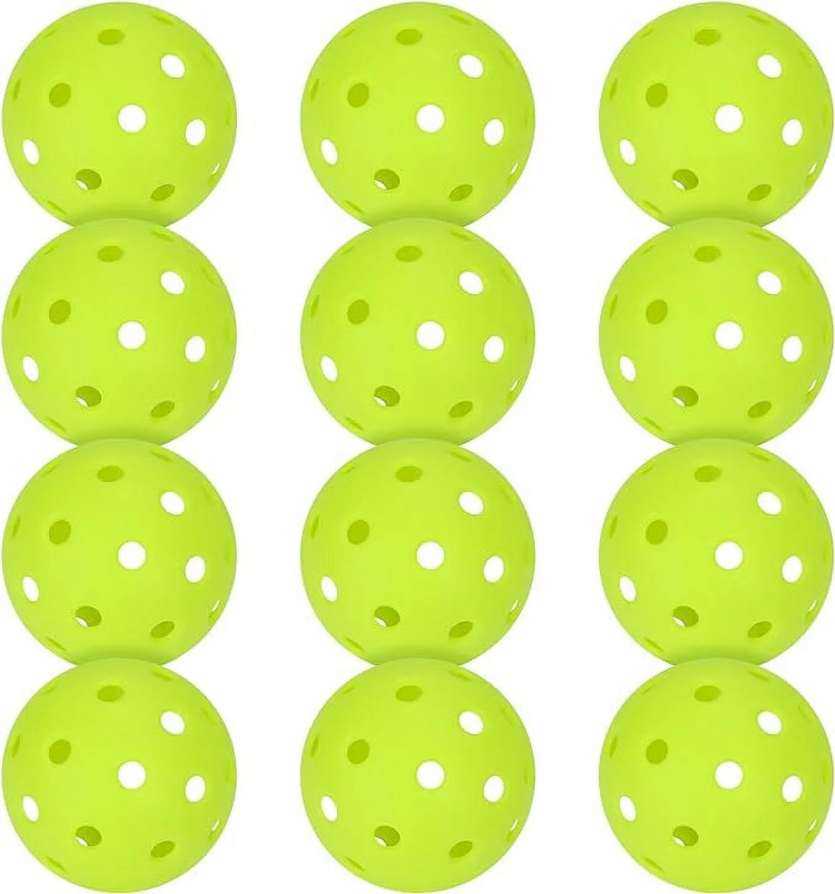 30PC Pickleballs 40 Holes Outdoor Indoor Green S62009