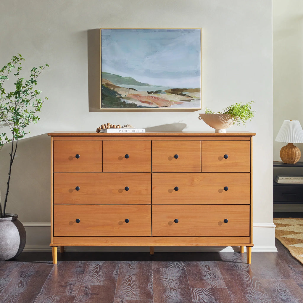 Walnut 6-Drawer Solid Wood Dresser G159976