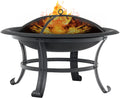 Black Metal Fire Pit R304742