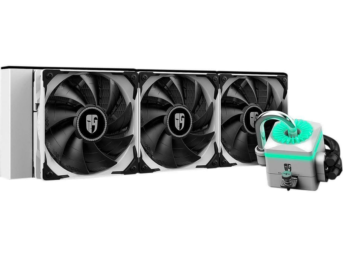 White RGB Liquid CPU Cooler L1249
