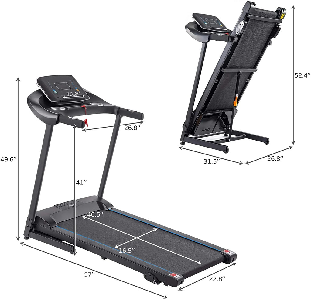 Folding Electric Treadmill with Incline X458