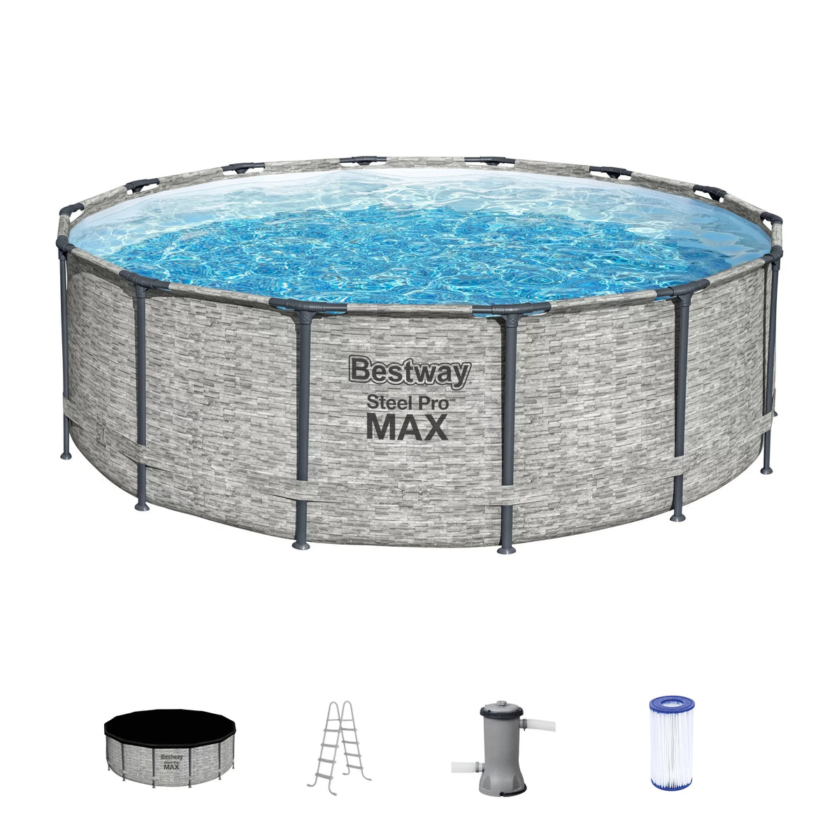 Round Above Ground Swimming Pool Set D569260