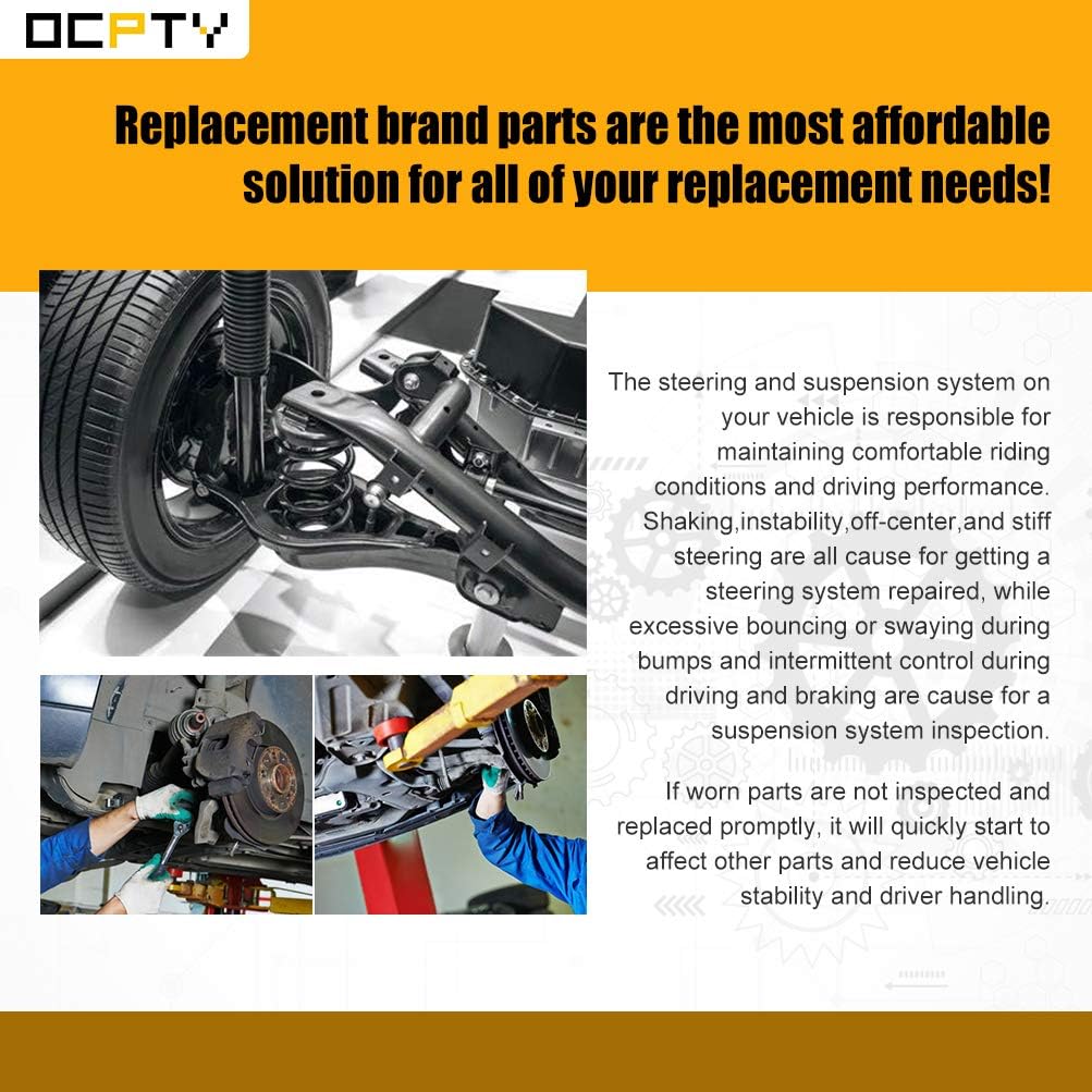 6-Piece Outer Inner Tie Rods and Adjusting Sleeves W54211