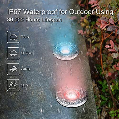 Landscape Lighting 10Pack 3W RGB Color Changing LED Lights B441854