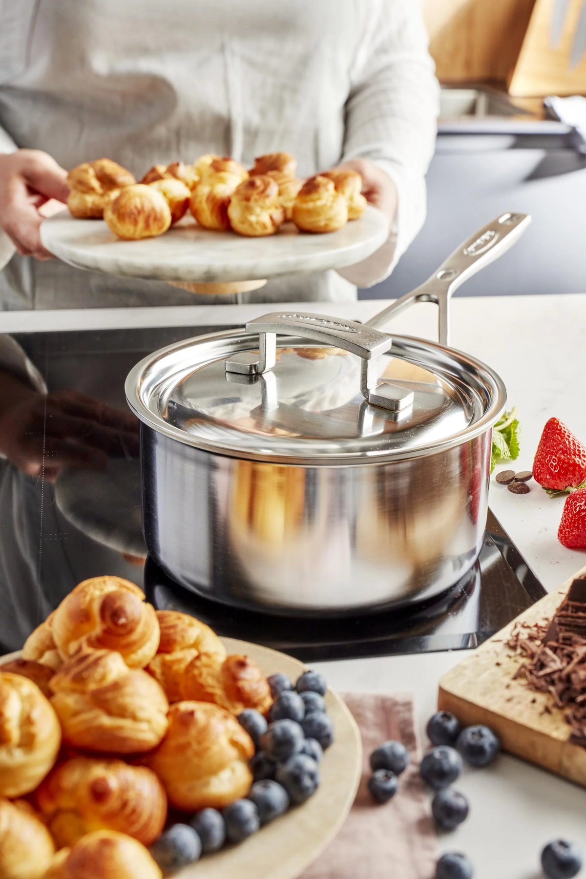 5-Ply Stainless Steel Saucepan T138