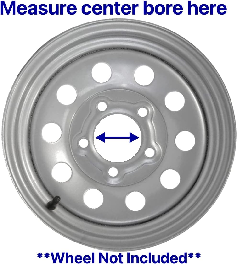 4 Chrome 5.15 Push Through Center Caps L463