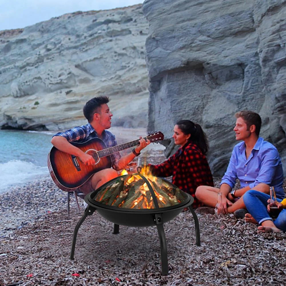 32 Wood Burning Square Fire Pit I25655