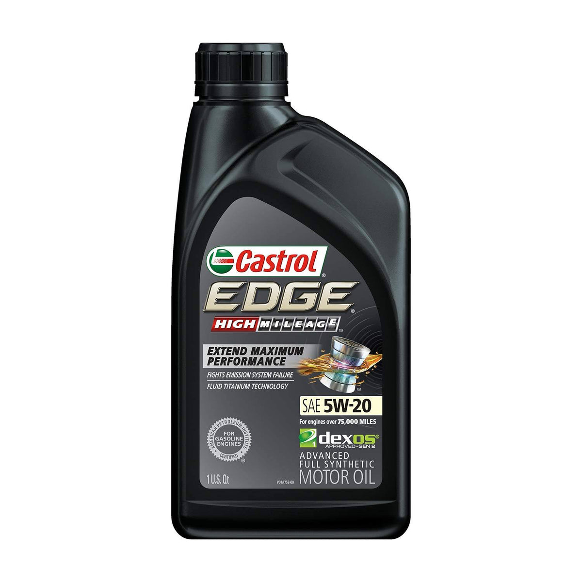 5W-20 Full Synthetic Motor Oil, 1 Quart, 6 Pack F2053