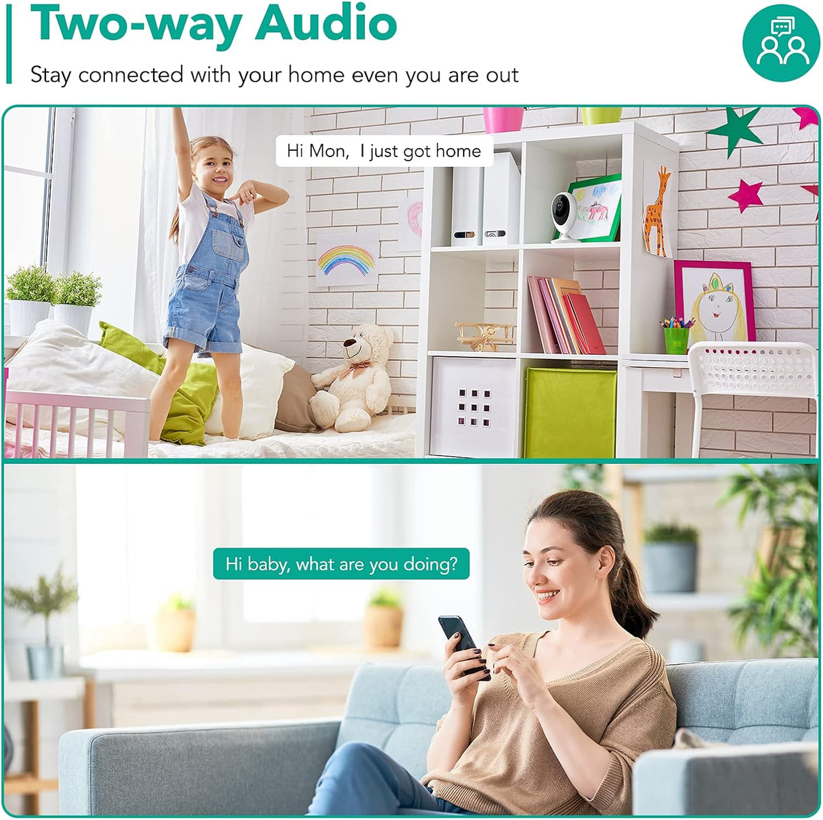 1080PHD WiFi Indoor Camera 4 Pack O9317
