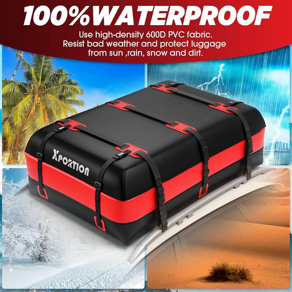 Waterproof 21 Cubic Feet Rooftop Cargo Carrier Bag X14759