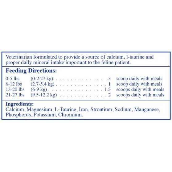 Feline Minerals Powder for Cats E114